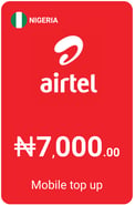 Top up Airtel Nigeria NGN 7,000.00