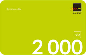 Recharge 2000 Fcfa