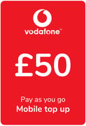 Top up Vodafone United Kingdom £50.00