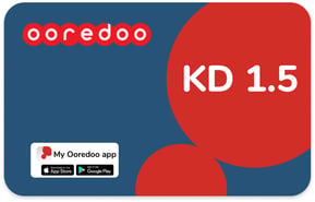 Recharge Ooredoo Koweit 1.5 KD