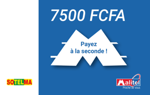 Recharge Malitel Mali 7 500 F CFA