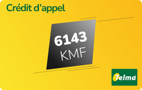 Aufladen Telma Komoren 6.525 KMF