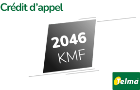 Aufladen Telma Komoren 2.176 KMF