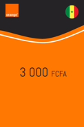 Recharge Orange Sénégal 3 000 F CFA