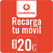 Recarga Vodafone España 20,00 €