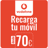 Aufladen Vodafone Spanien 70,00 €
