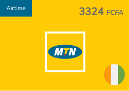Recharge MTN Côte D'Ivoire 3 878 F CFA