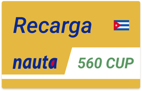 Recarga Nauta Cuba 560,00 CUP