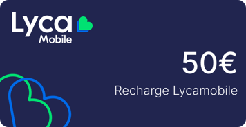 Top up Lycamobile France €50.00