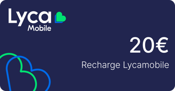Top up Lycamobile France €20.00