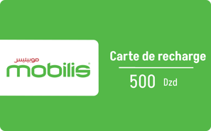 Recharge Mobilis Algérie 500,00 DZD