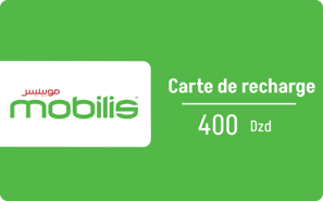 Recharge Mobilis Algérie 400,00 DZD