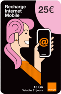 Mobicarte Orange Internet Mobile 25€