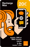 Mobicarte Orange Max 20€