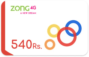 Recarga Zong 540Rs