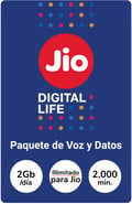 Recarga Paquete Jio India 629,00 INR