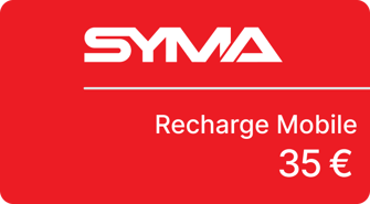 Aufladen Bundle Syma Mobile Frankreich € 35,00