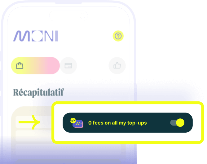 On the “Summary“ page, select the “MONI+“ option.